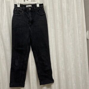 Abercrombie & Fitch Black Boyfriend Jeans